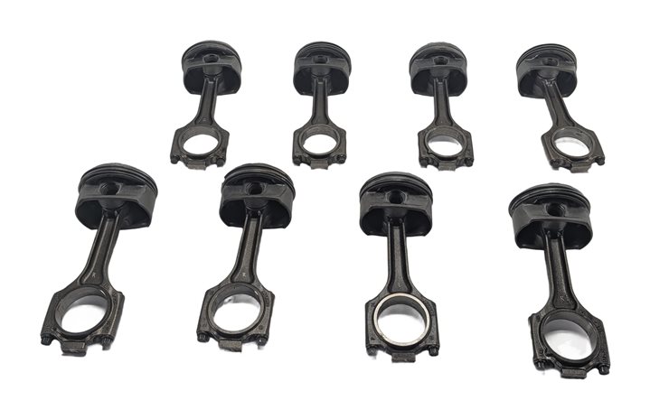 Thumbnail 3: 08-12 PORSCHE CAYENNE PANAMERA (958 970) 3.6L M46 4.8L M48 ENGINE PISTON SET/8