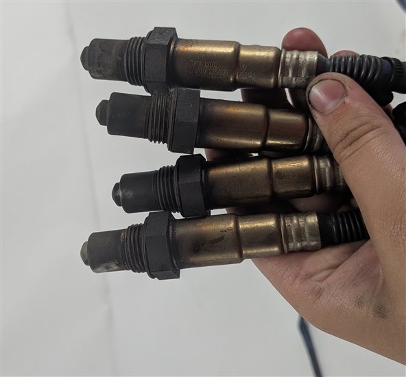 Thumbnail 8: 2010 PORSCHE CAYENNE (955 957) 4.8L M48.01 ENGINE OXYGEN O2 LAMBDA SENSOR SET/4