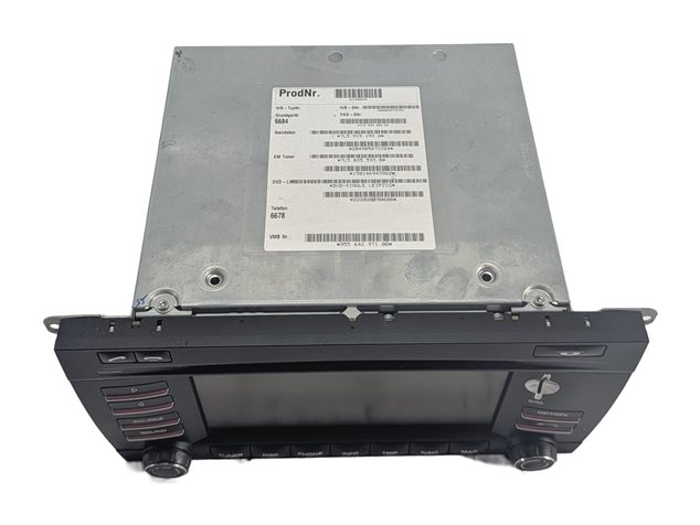 Thumbnail 4: 09-10 PORSCHE CAYENNE (957) FRONT LOWER DASH RADIO CD NAVI MULTIMEDIA SCREEN