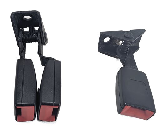 Thumbnail 3: 2010 PORSCHE CAYENNE (955 957) REAR SEAT SEATBELT BUCKLE RECEIVER SET/2 (Black)