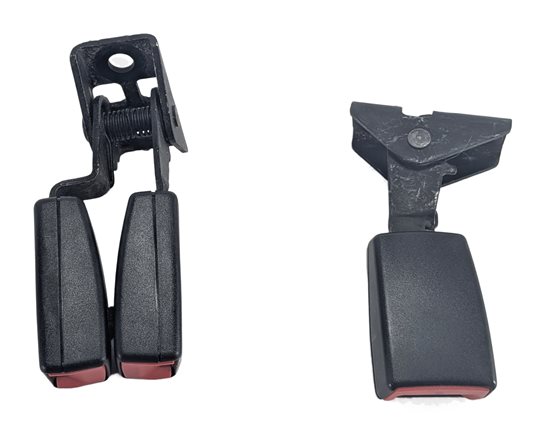 Thumbnail 4: 2010 PORSCHE CAYENNE (955 957) REAR SEAT SEATBELT BUCKLE RECEIVER SET/2 (Black)