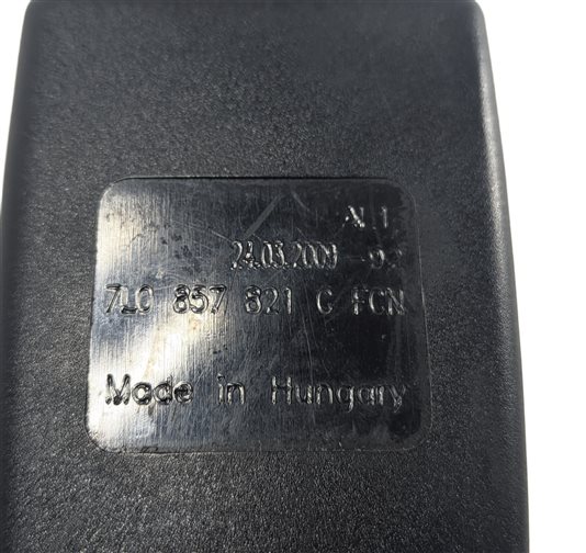 Thumbnail 6: 2010 PORSCHE CAYENNE (955 957) REAR SEAT SEATBELT BUCKLE RECEIVER SET/2 (Black)