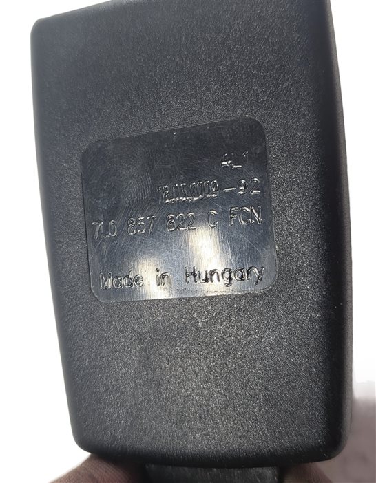 Thumbnail 8: 2010 PORSCHE CAYENNE (955 957) REAR SEAT SEATBELT BUCKLE RECEIVER SET/2 (Black)