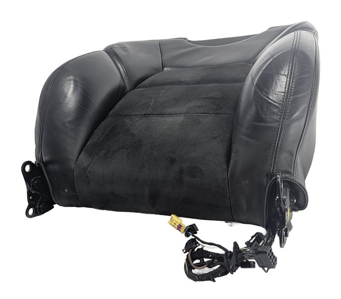 2010 PORSCHE CAYENNE 955 957 FRONT LEFT DRIVER SEAT BACK CUSHION HEATED (Black)