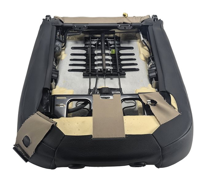 Thumbnail 4: 2010 PORSCHE CAYENNE 955 957 FRONT LEFT DRIVER SEAT BACK CUSHION HEATED (Black)