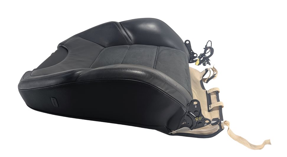 2010 PORSCHE CAYENNE 955 957 FRONT RIGHT UPPER SEAT BACK CUSHION HEATED (Black)
