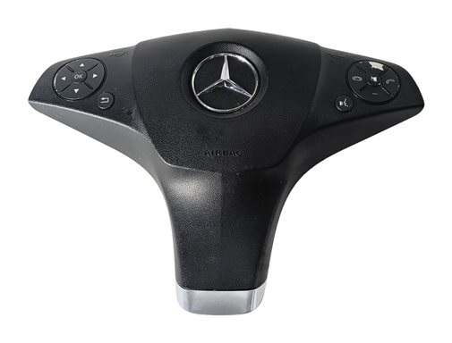 Thumbnail 2: 10-12 MERCEDES E350 E550 E63 AMG (W212) DRIVER STEERING WHEEL SRS AIRBAG (Black)