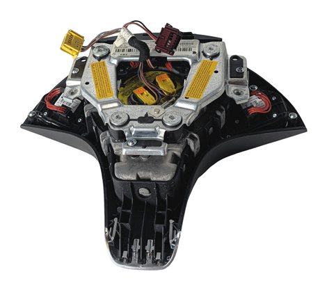 Thumbnail 3: 10-12 MERCEDES E350 E550 E63 AMG (W212) DRIVER STEERING WHEEL SRS AIRBAG (Black)