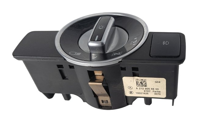 Thumbnail 4: 10-13 MERCEDES C E CLASS FRONT LEFT DASH HEADLIGHT FOGLIGHT LAMP CONTROL SWITCH