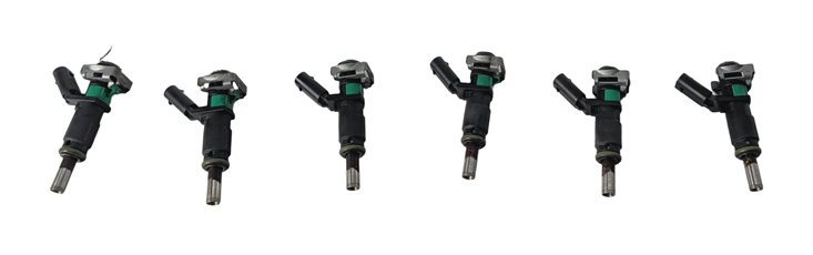 10-13 MERCEDES C300 C350 E350 GLK S400 (W204 W211 W221 X204) FUEL INJECTOR SET 6