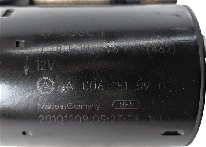Thumbnail 7: 09-13 MERCEDES C E G GL ML SL S CLS SLK (W204 W207 W211 W212 X164) STARTER MOTOR