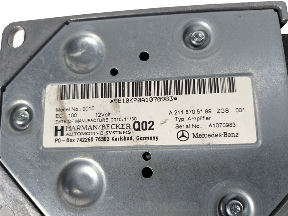 Thumbnail 7: 2011-2015 MERCEDES E GLK CLS W212 X204 C218 AUDIO STEREO SUBWOOFER SUB AMPLIFIER