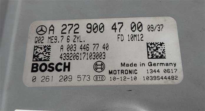 Thumbnail 7: 2009-2012 MERCEDES C300 E350 GLK350 (X204 W204 W212) ENGINE CONTROL MODULE ECM