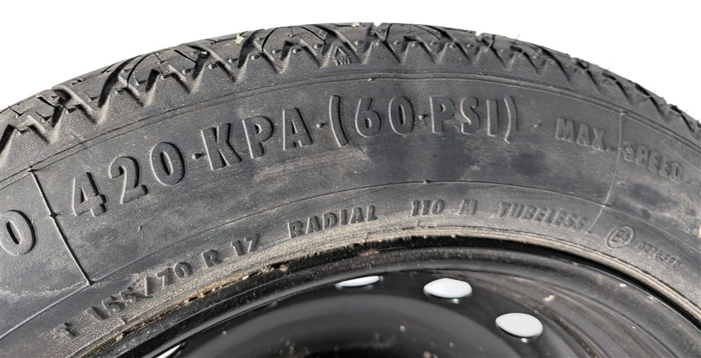 Thumbnail 4: 2010-2013 MERCEDES BENZ E300 E350 E400 E550 (W212) 17x4 SPARE TIRE WHEEL RIM