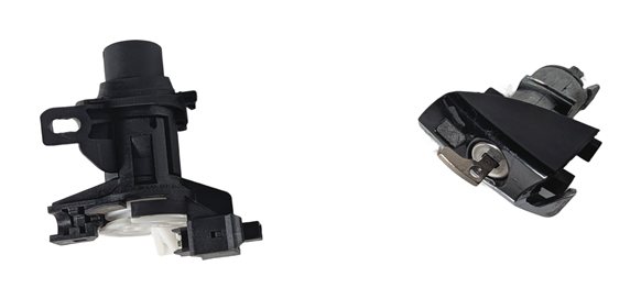 Thumbnail 2: 2011 MERCEDES E350 W212 FRONT LEFT DRIVER DOOR & TRUNK LOCK CYLINDER KEY SET/3
