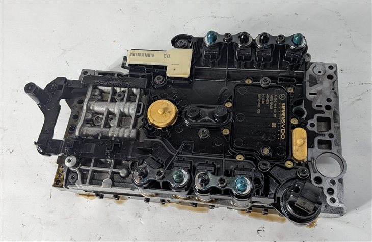 Thumbnail 2: 11 MERCEDES E350 W212 RWD 722.9 7G-TRONIC LOWER TRANS VALVE BODY CONDUCTOR PLATE
