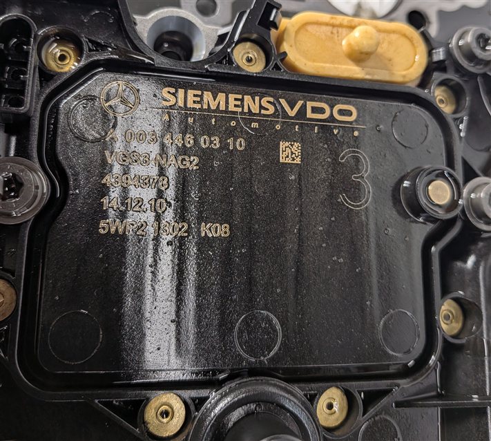 Thumbnail 9: 11 MERCEDES E350 W212 RWD 722.9 7G-TRONIC LOWER TRANS VALVE BODY CONDUCTOR PLATE