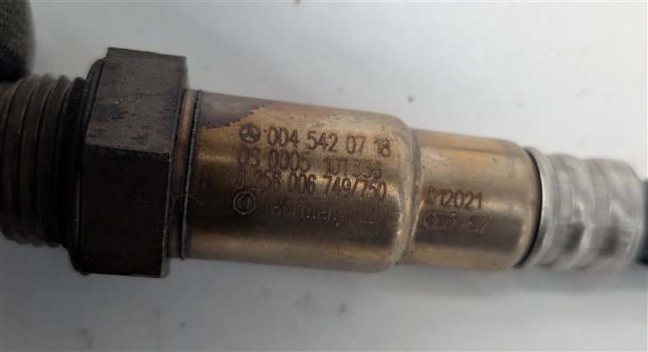 Thumbnail 5: 2011 MERCEDES E350 (W212) 3.5L V6 (272.980) ENGINE OXYGEN O2 LAMBDA SENSOR SET/4
