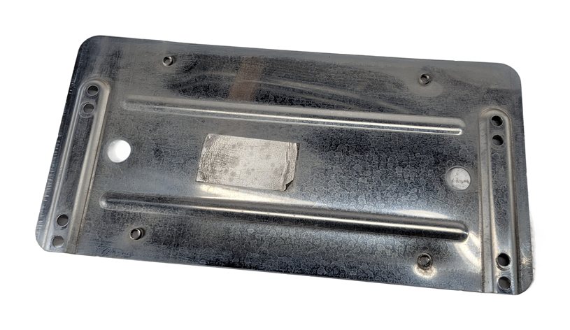 Thumbnail 2: 2011 MERCEDES E350 (W212) REAR TRUNK DECK LID LICENSE PLATE MOUNT HOLDER BRACKET