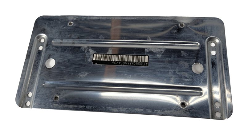 Thumbnail 3: 2011 MERCEDES E350 (W212) REAR TRUNK DECK LID LICENSE PLATE MOUNT HOLDER BRACKET