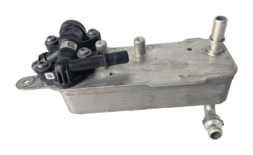 Thumbnail 3: 16-19 BMW 330E 530i X3 X4 (F30 G01 G02 G30) TRANSMISSION OIL COOLER & THERMOSTAT