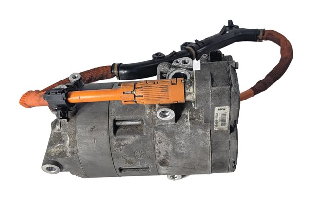 16-22 BMW 330E 740E X3 X5 HYBRID (F15 F30 G01 G11) AC AIR COMPRESSOR PUMP & WIRE