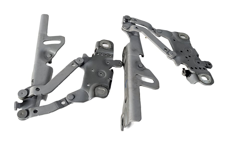 Thumbnail 3: 12-21 BMW 2 3 4 SERIES (F22 F30 F32 F34) LEFT & RIGHT HOOD HINGE SET 2 (Silver)