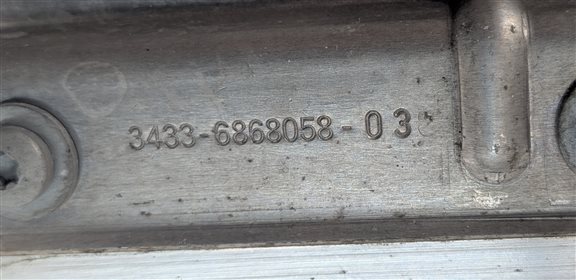 Thumbnail 8: 2016-2018 BMW 330E HYBRID (F30) FRONT BUMPER REINFORCEMENT IMPACT BRACE BAR