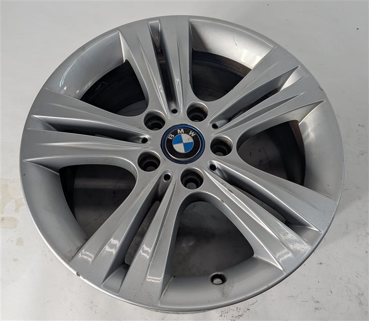 12-18 BMW 3 4 SERIES F30 F32 17x7.5 DOUBLE 5-SPOKE ALUMINUM WHEEL RIM SILVER