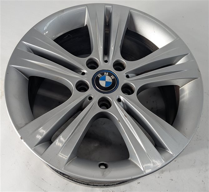 Thumbnail 2: 12-18 BMW 3 4 SERIES F30 F32 17x7.5 DOUBLE 5-SPOKE ALUMINUM WHEEL RIM SILVER