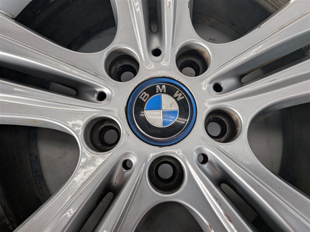 Thumbnail 4: 12-18 BMW 3 4 SERIES F30 F32 17x7.5 DOUBLE 5-SPOKE ALUMINUM WHEEL RIM SILVER
