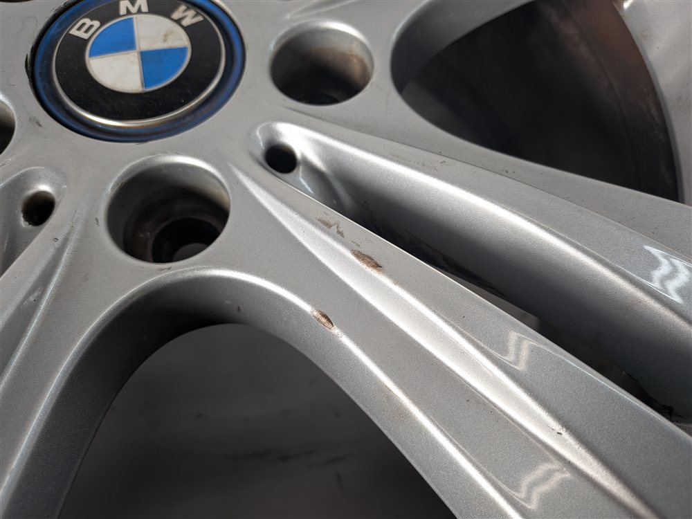 Thumbnail 9: 12-18 BMW 3 4 SERIES F30 F32 17x7.5 DOUBLE 5-SPOKE ALUMINUM WHEEL RIM SILVER