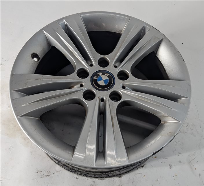 Thumbnail 2: 12-18 BMW 3 4 SERIES F30 F32 17x7.5 DOUBLE 5-SPOKE ALUMINUM WHEEL RIM SILVER