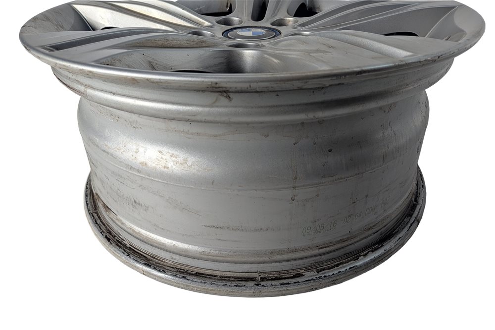 Thumbnail 3: 12-18 BMW 3 4 SERIES F30 F32 17x7.5 DOUBLE 5-SPOKE ALUMINUM WHEEL RIM SILVER