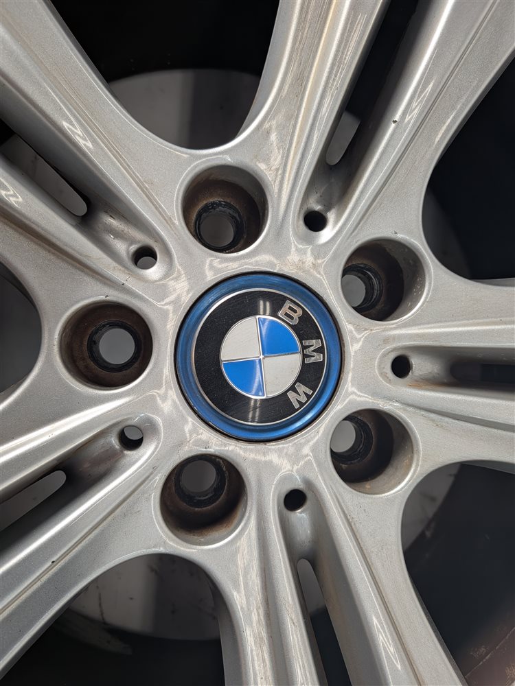 Thumbnail 5: 12-18 BMW 3 4 SERIES F30 F32 17x7.5 DOUBLE 5-SPOKE ALUMINUM WHEEL RIM SILVER
