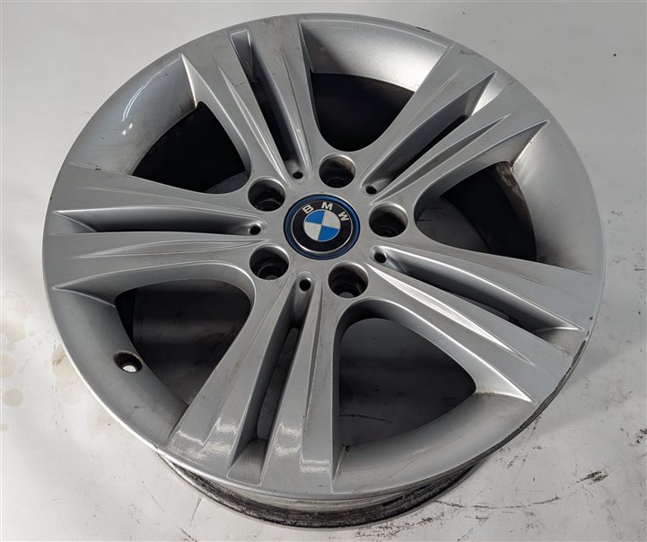 12-18 BMW 3 4 SERIES F30 F32 17x7.5 DOUBLE 5-SPOKE ALUMINUM WHEEL RIM SILVER