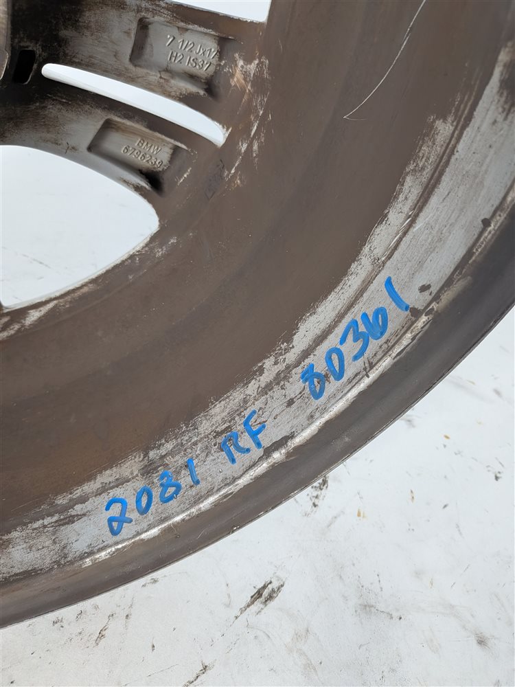 Thumbnail 6: 12-18 BMW 3 4 SERIES F30 F32 17x7.5 DOUBLE 5-SPOKE ALUMINUM WHEEL RIM SILVER