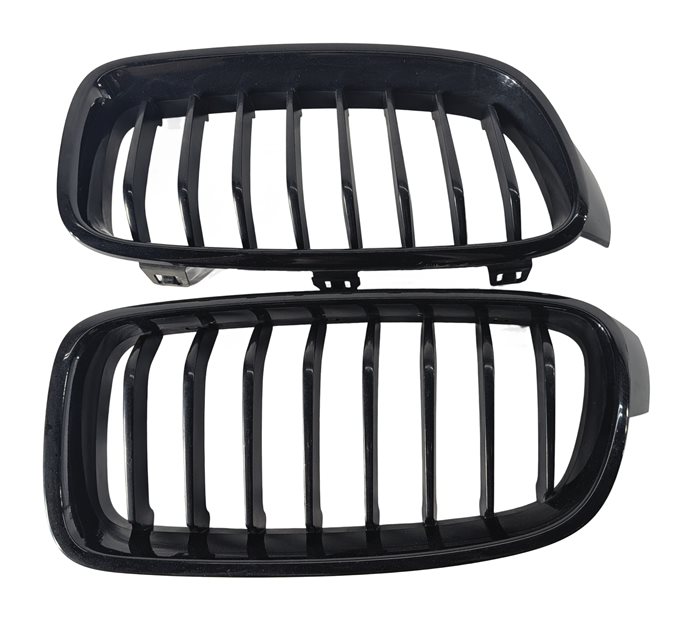12-18 BMW 3 SERIES (F30) ///M-SPORT FRONT LEFT & RIGHT UPPER KIDNEY GRILLE SET/2