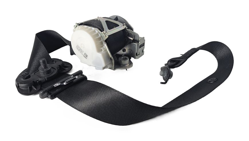 Thumbnail 3: 14-19 BMW 3 4 SERIES (F30 F32 F34) RIGHT PASSENGER SEATBELT RETRACTOR (Black)