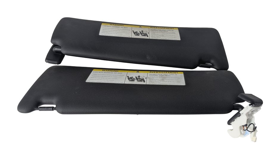 Thumbnail 3: 12-19 BMW 3 4 SERIES (F30 F31 F32 F33) FRONT LEFT & RIGHT SUNVISOR SET (Black)