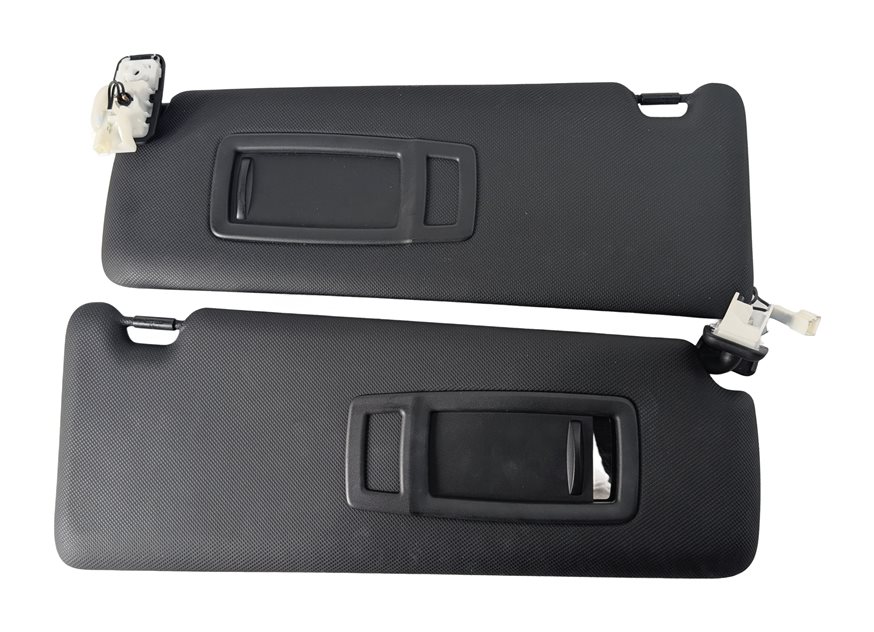 Thumbnail 4: 12-19 BMW 3 4 SERIES (F30 F31 F32 F33) FRONT LEFT & RIGHT SUNVISOR SET (Black)