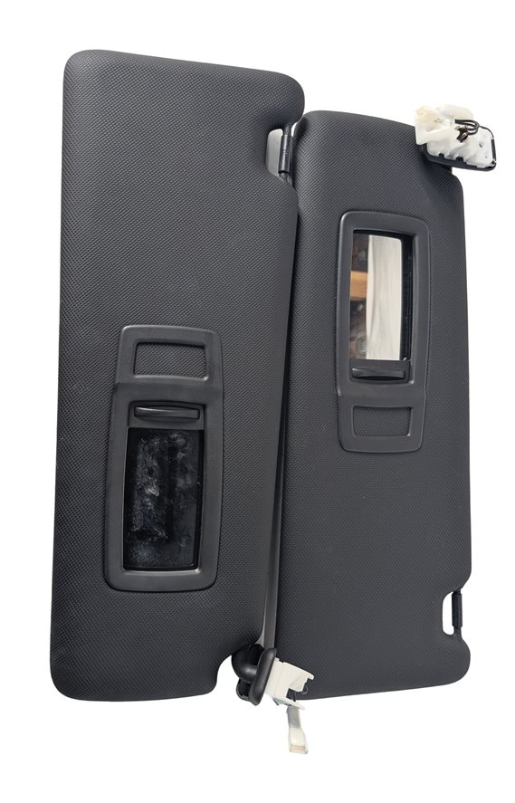 Thumbnail 6: 12-19 BMW 3 4 SERIES (F30 F31 F32 F33) FRONT LEFT & RIGHT SUNVISOR SET (Black)