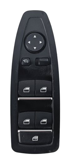 2012-2019 BMW 3 4 M3 X3 X4 SERIES FRONT LEFT DRIVER WINDOW SWITCH P-FOLD (BLACK)