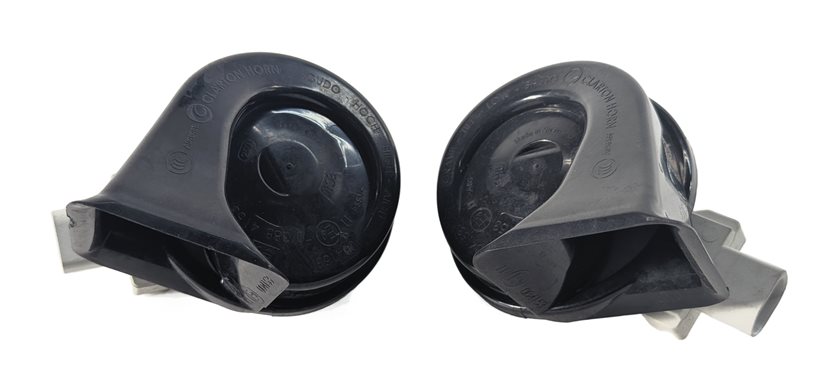 Thumbnail 3: 16-19 BMW 3-SERIES (F30) HIGH & LOW TONE ALERT EMERGENCY SAFETY HORN SET-2