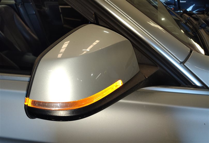 Thumbnail 2: 17-19 BMW 3-SERIES (F30) RIGHT DOOR MIRROR w/PFOLD HEAT MEMORY AUTODIM (Silver)