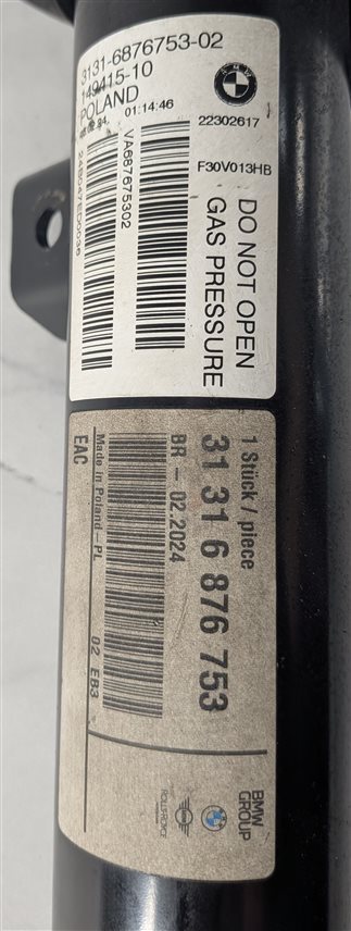 Thumbnail 8: 2016-2018 BMW 330E F30 FRONT RIGHT PASSENGER STRUT SHOCK RWD STANDARD SUSPENSION