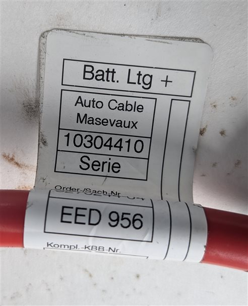 Thumbnail 6: 2017 BMW 330E (F30) 2.0L POSITIVE BATTERY CABLE LEAD w/ SAFETY TERMINAL