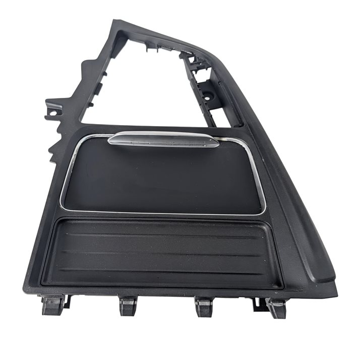 Thumbnail 4: 2017 BMW 330E (F30) FRONT CENTER CONSOLE CUP HOLDER SHIFTER TRIM BEZEL (Ash)