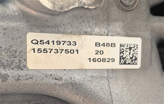 Thumbnail 20: 2016-2017 BMW 330E (F30) 2.0L B48B20A ENGINE MOTOR BARE CYLINDER BLOCK CRANKCASE