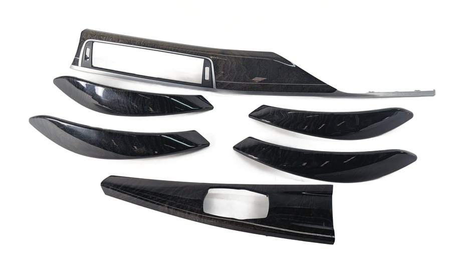 Thumbnail 2: 2017 BMW 330E (F30) INTERIOR DASH CENTER CONSOLE DOOR TRIM MOLDING SET/6 (Ash)